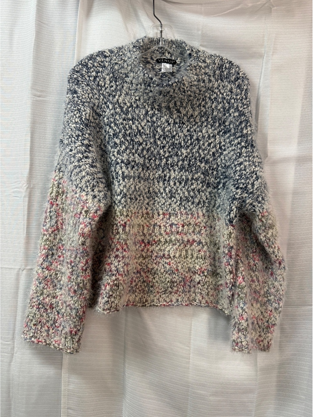 Venus Women's Multicolor Chunky Knit Sweater Size L